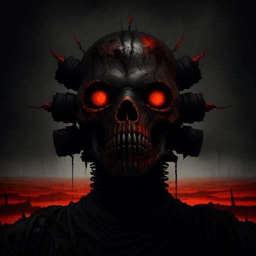 Biomechanical Horrors Devour the Wreckage of a Desolate City