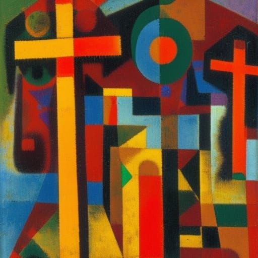 Hellish Figures Greet Underworld with Malice: Expressionist ...