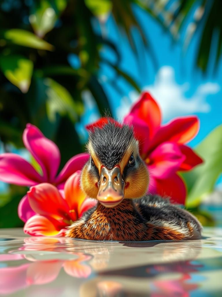 Chocolate Beach Holiday in Klimt Crochet Style