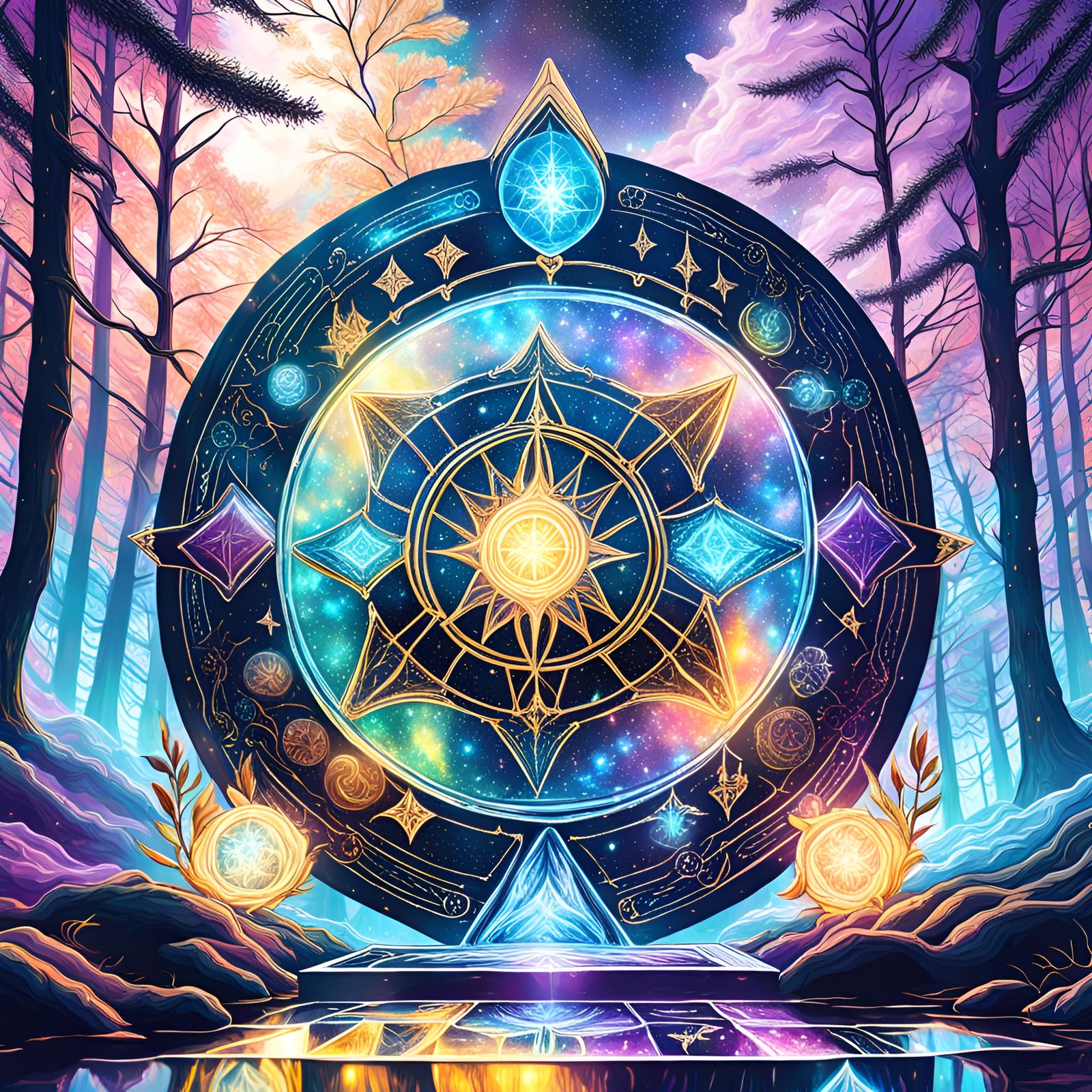 Astral Tarot Portal in the Woods