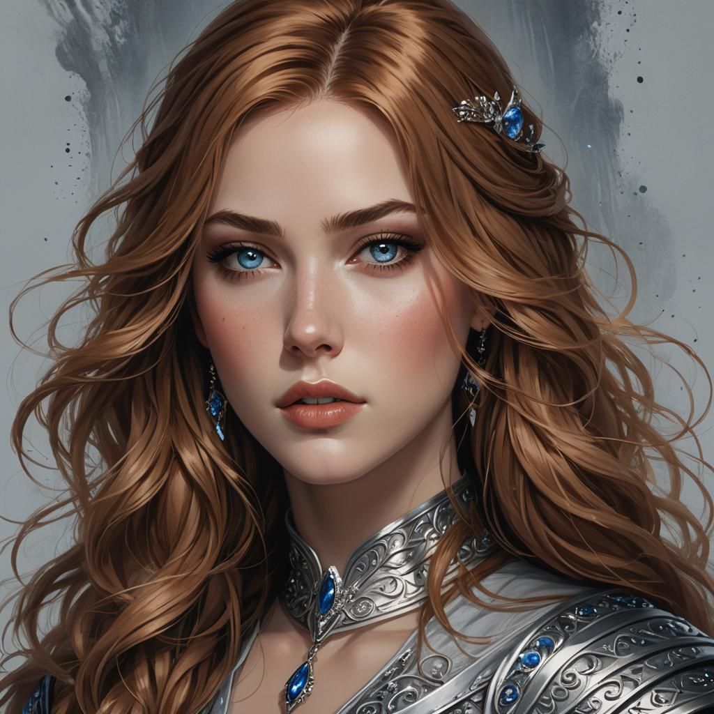 Devastatingly Beautiful Nesta Archeron Portrait, Surrealist ...