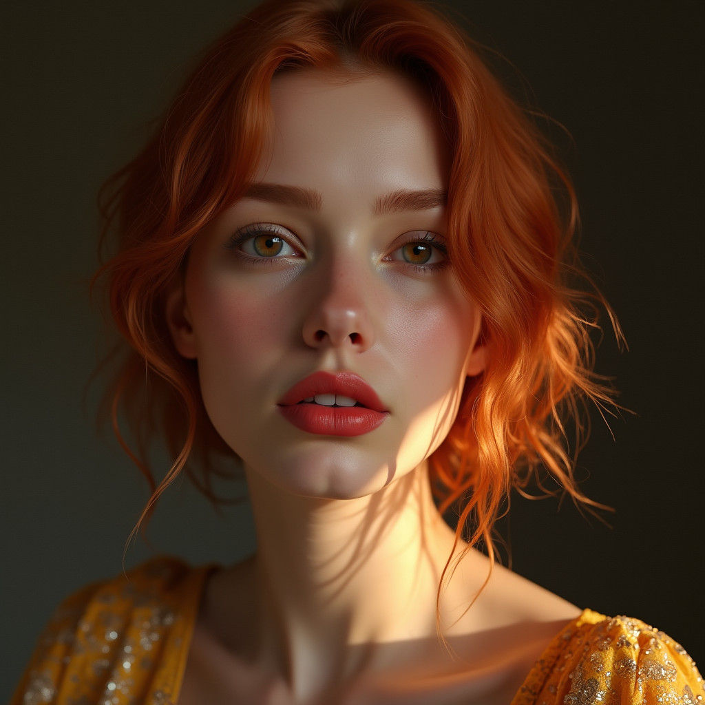 Elegant Portrait of a Young Woman