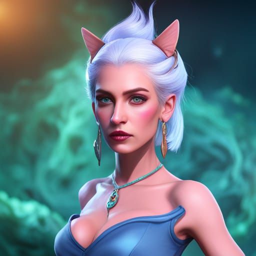 Grace as Trixie From Lucifer: Detailed Digital Art