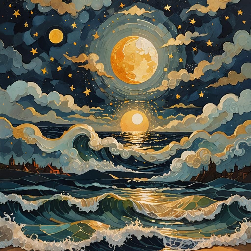 The sun was shining on the sea,
      Shining with all his m...