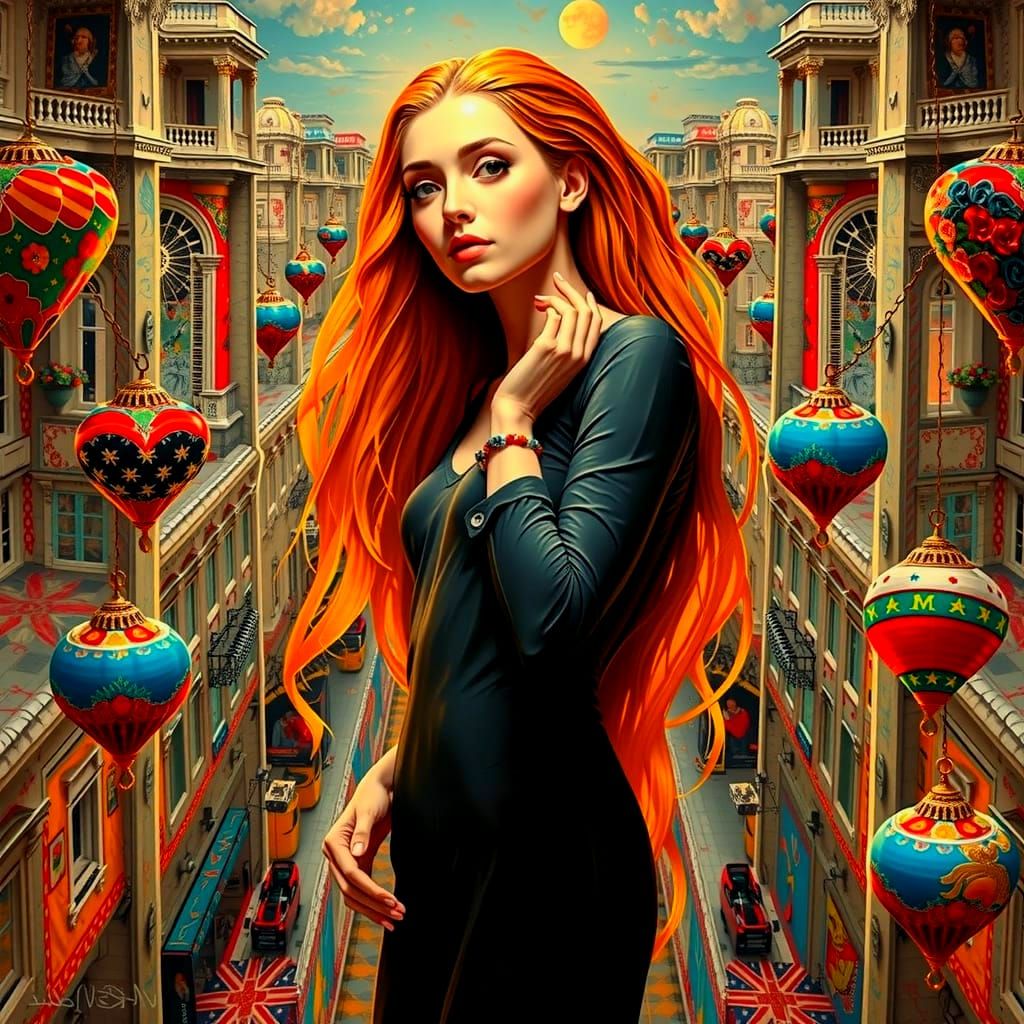 Hyperrealistic Sculpture with Vivid Color Palette