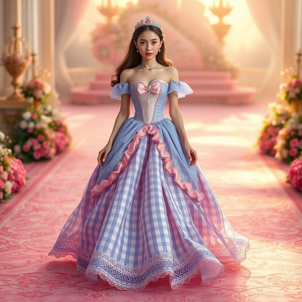 A stunning fairytale princess