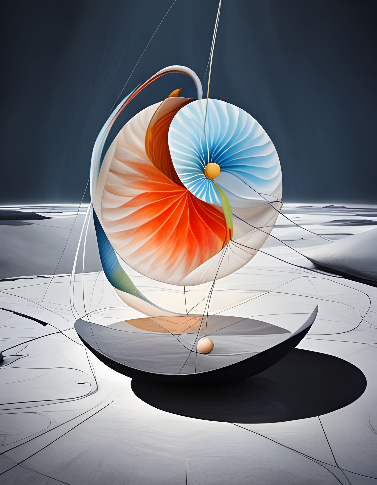 Abstract Art Inspired by Celestial Dreamscapes