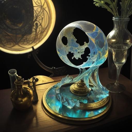 Boron Crystal Discovery: A Surrealist Portrait