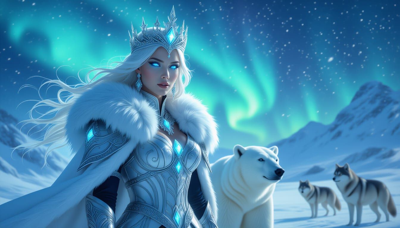 The queen of ice and her loyal servants..