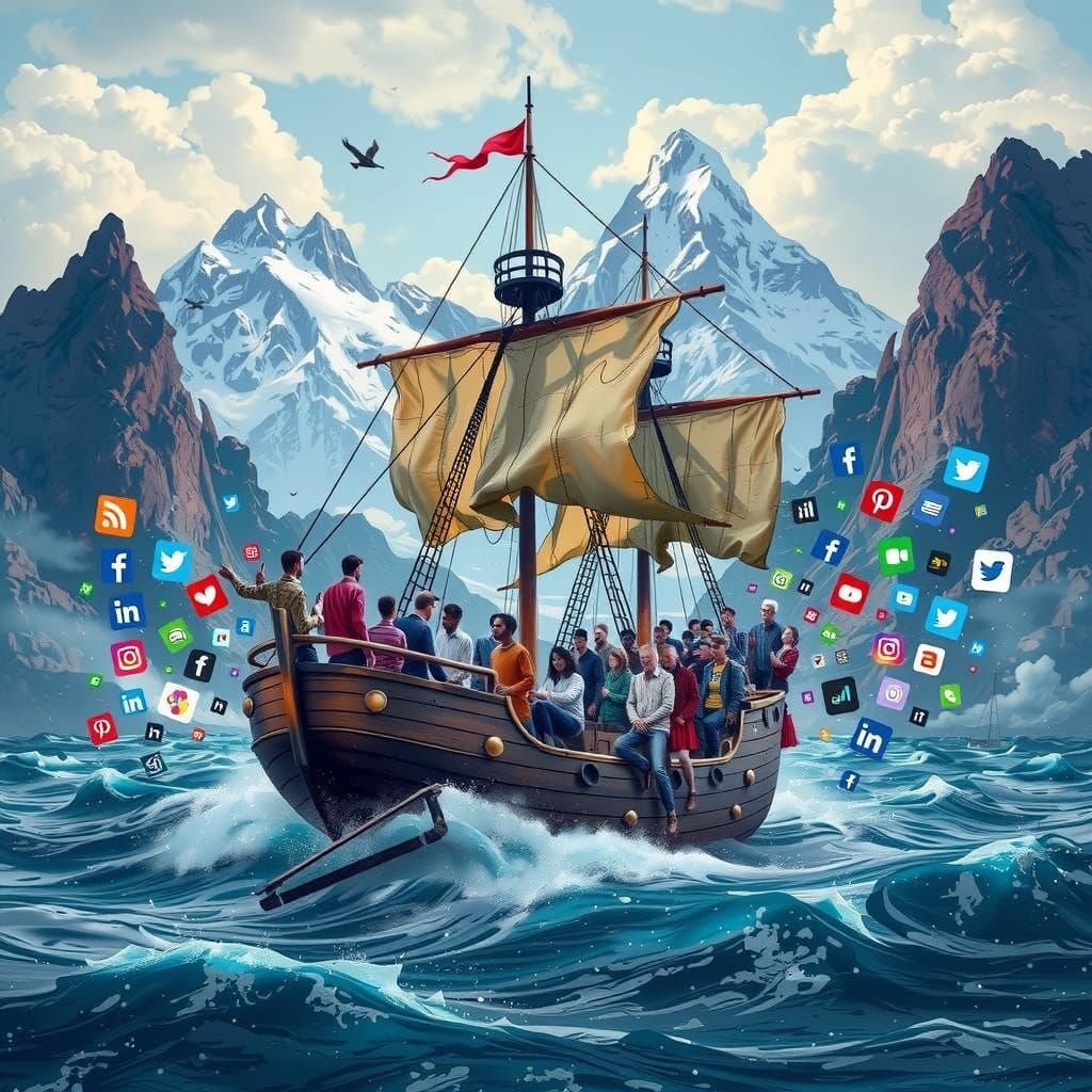 Social media = fishing for likes