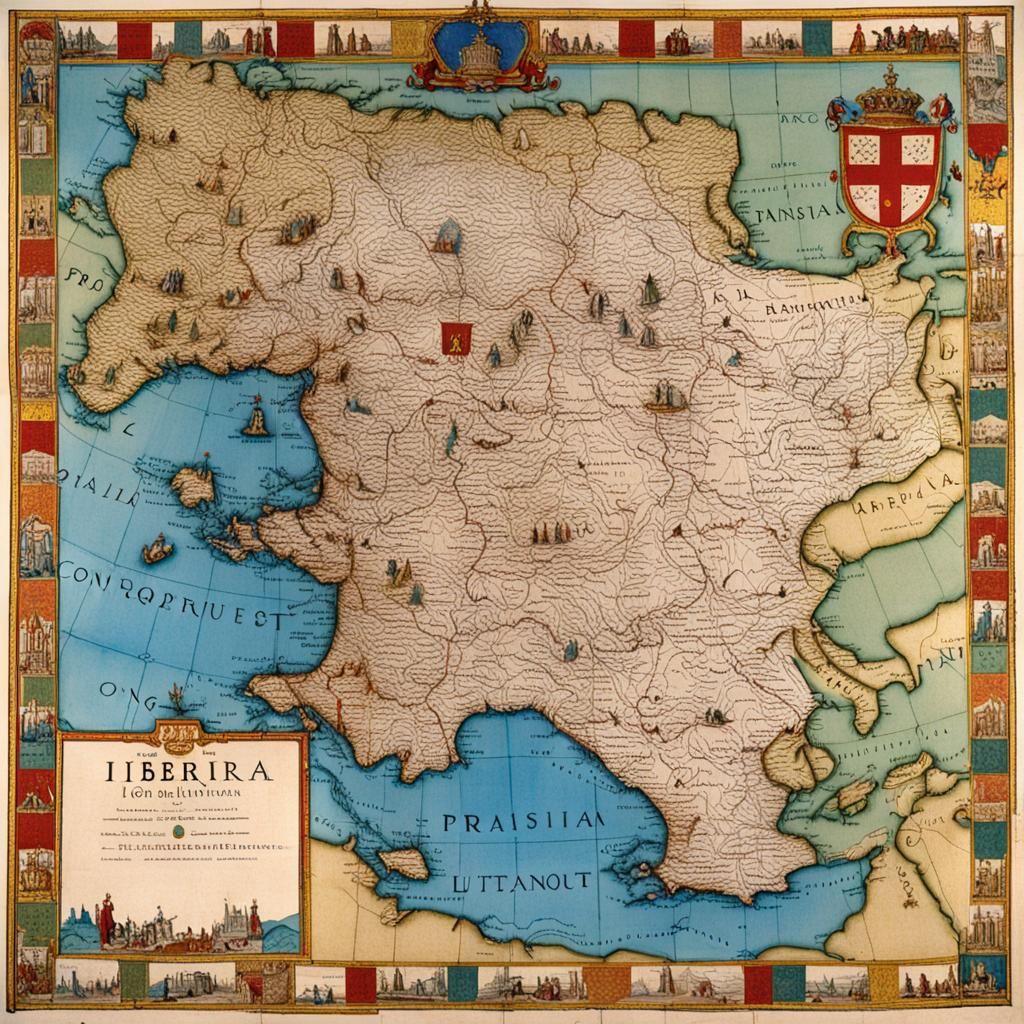 Map of Roman Conquest of Iberian Peninsula