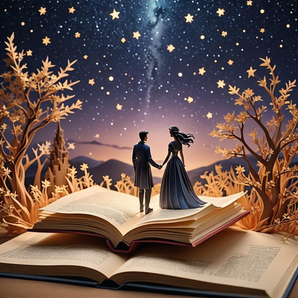 Pop-up book - I'll give to most beautiful star