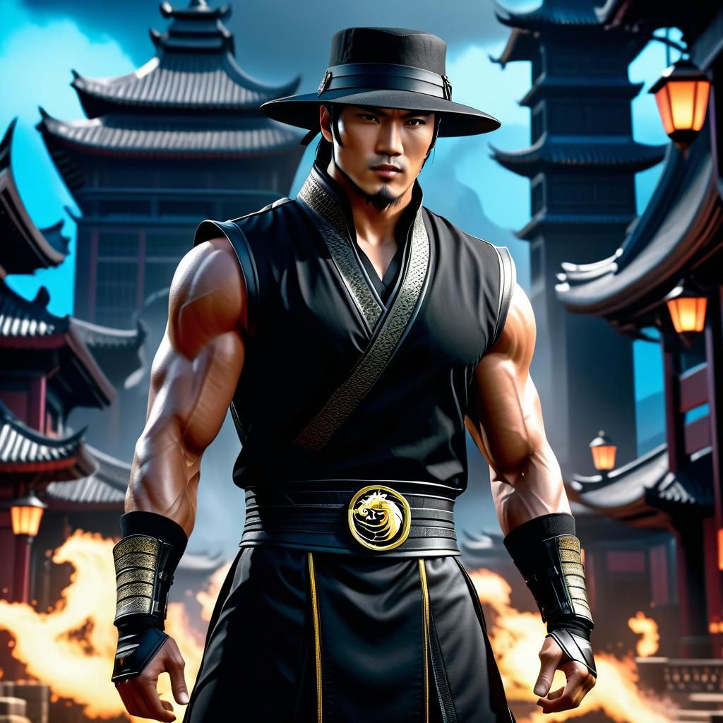 Mortal Kombat Kung Lao in Detailed Matte Painting