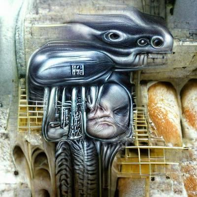 Biomechanical Surrealism: A Giger-esque Landscape