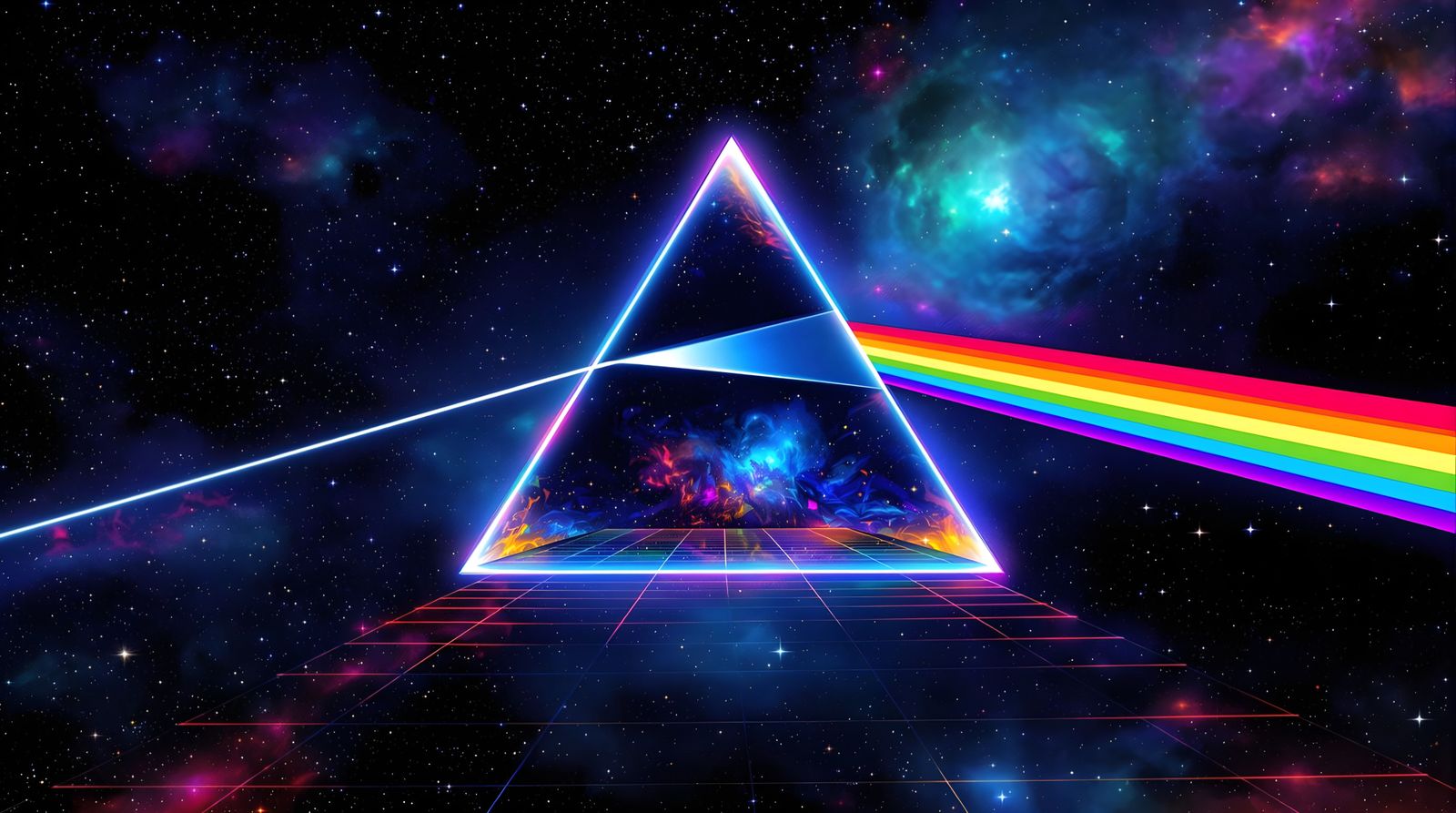 A Light Prism Inspired By Pink Floyd Dark Side Of The Moon A...