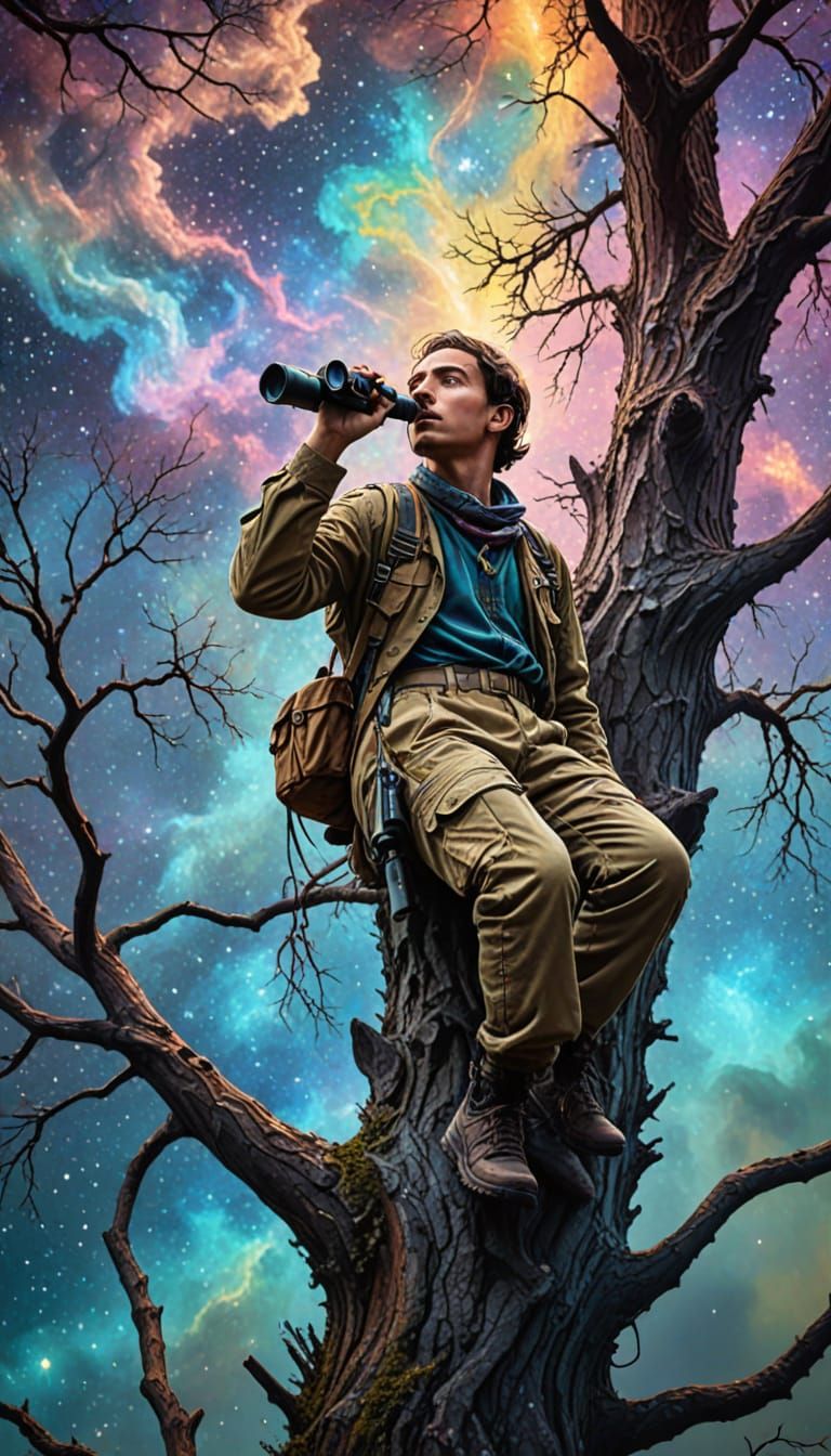 Cosmic Scout Embarks on Celestial Quest