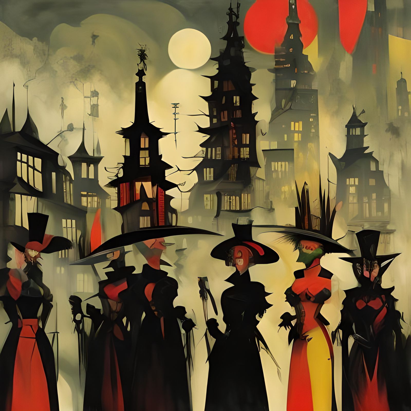 Dangerous Woman with Striking Makeup and Tiger Skirt