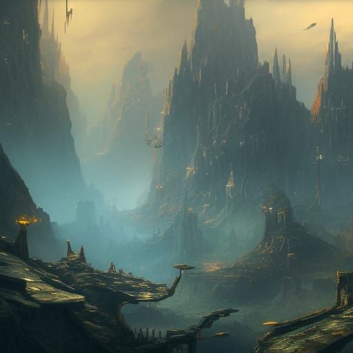 Detailed Matte Painting of Death in Deep Color