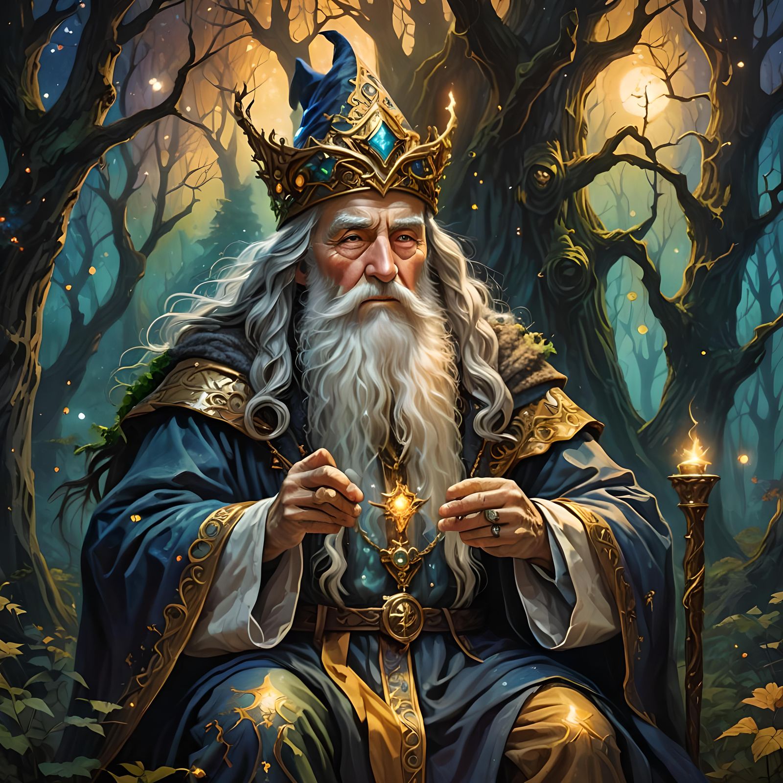 Old Wise Wizard Generated by AI
