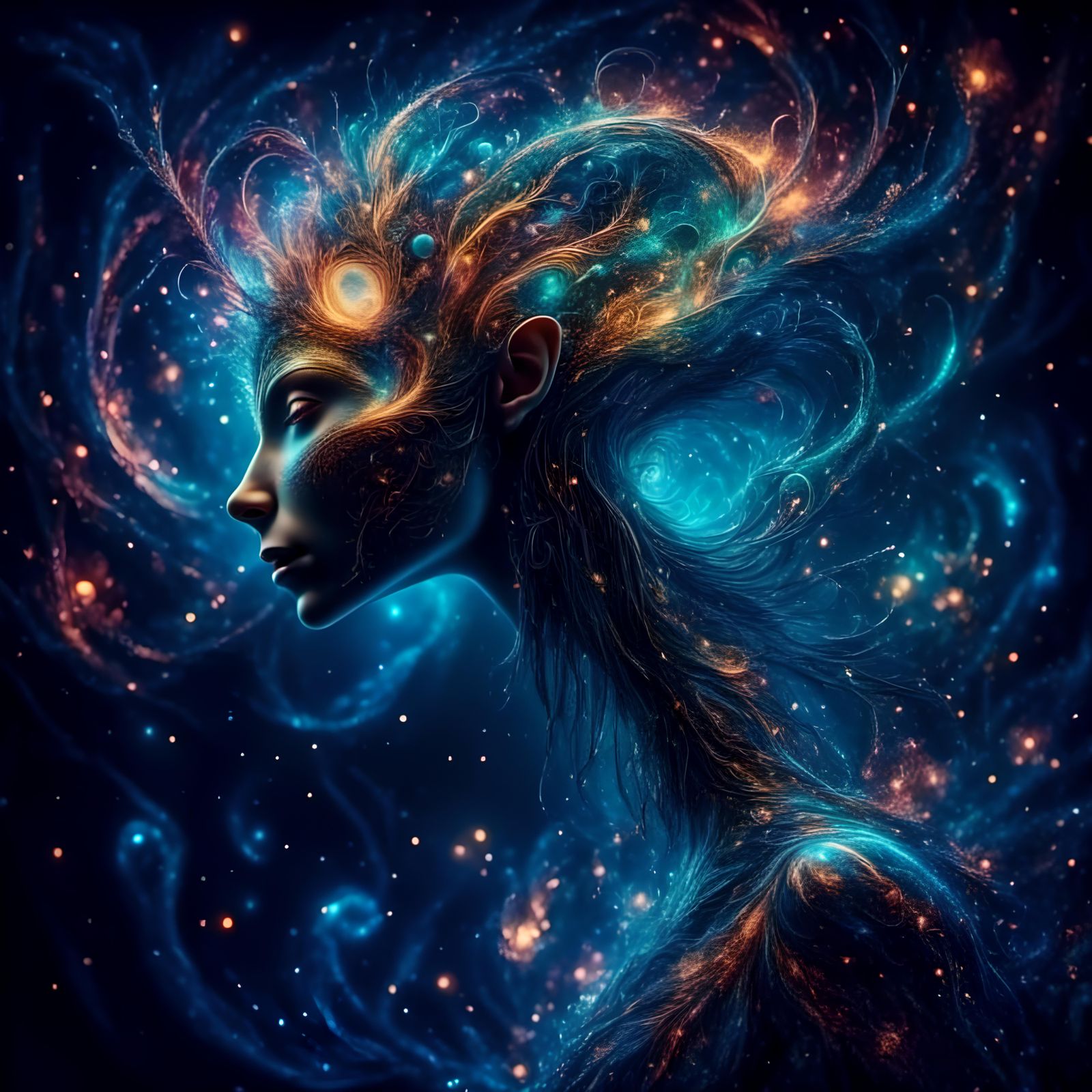 Ethereal Bioluminescent Alien Entity Profile