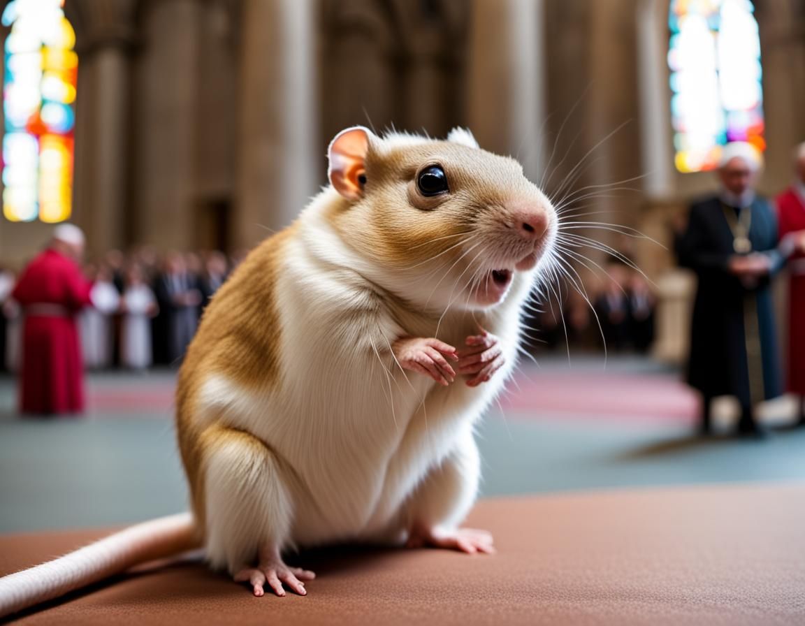 Gerbil in Church