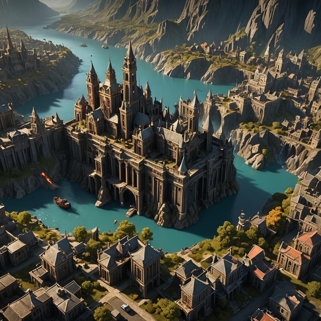 Investors Shift to Safe Assets: Fantasy Concept Art