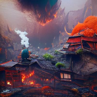 Tanjiro Kamado Detailed Matte Painting