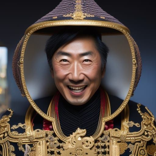 Japanese man, rococo.