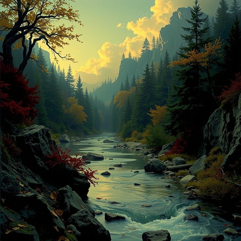 Vibrant Swirling Red Tones in Abstract Form