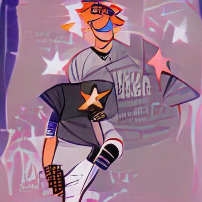AI Interpretation of an All-Star Teenage Dirtbag