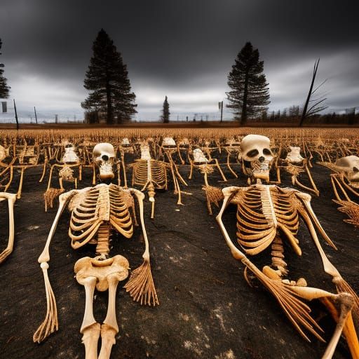 1918 Flu Skeletons Reveal Death Clues: Hyperrealistic