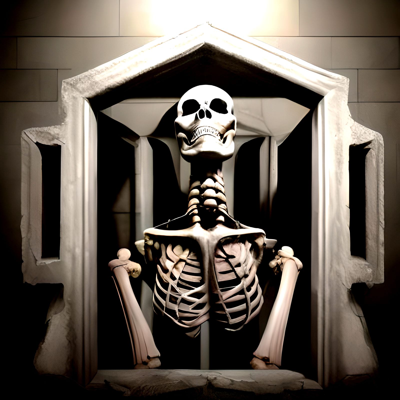 Cursed Cryptic Echoes: Skeletons in Mausoleum