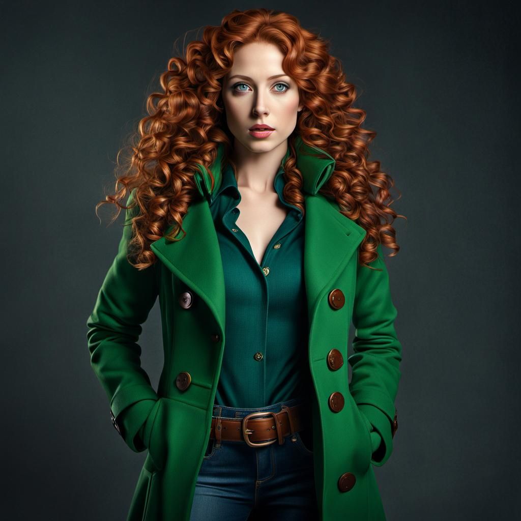 30-year-old irish redhead woman