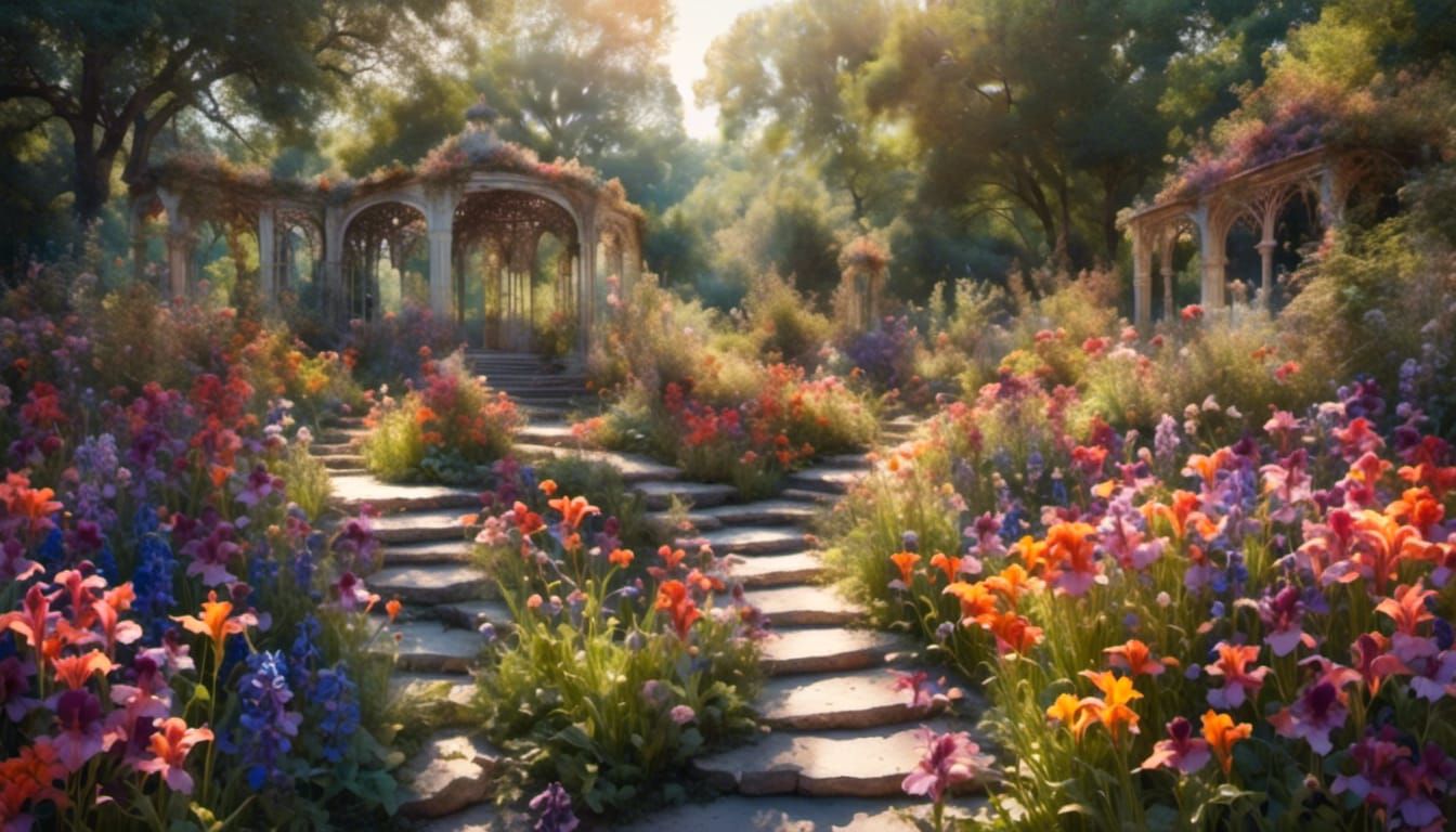 Summer Garden in Bloom