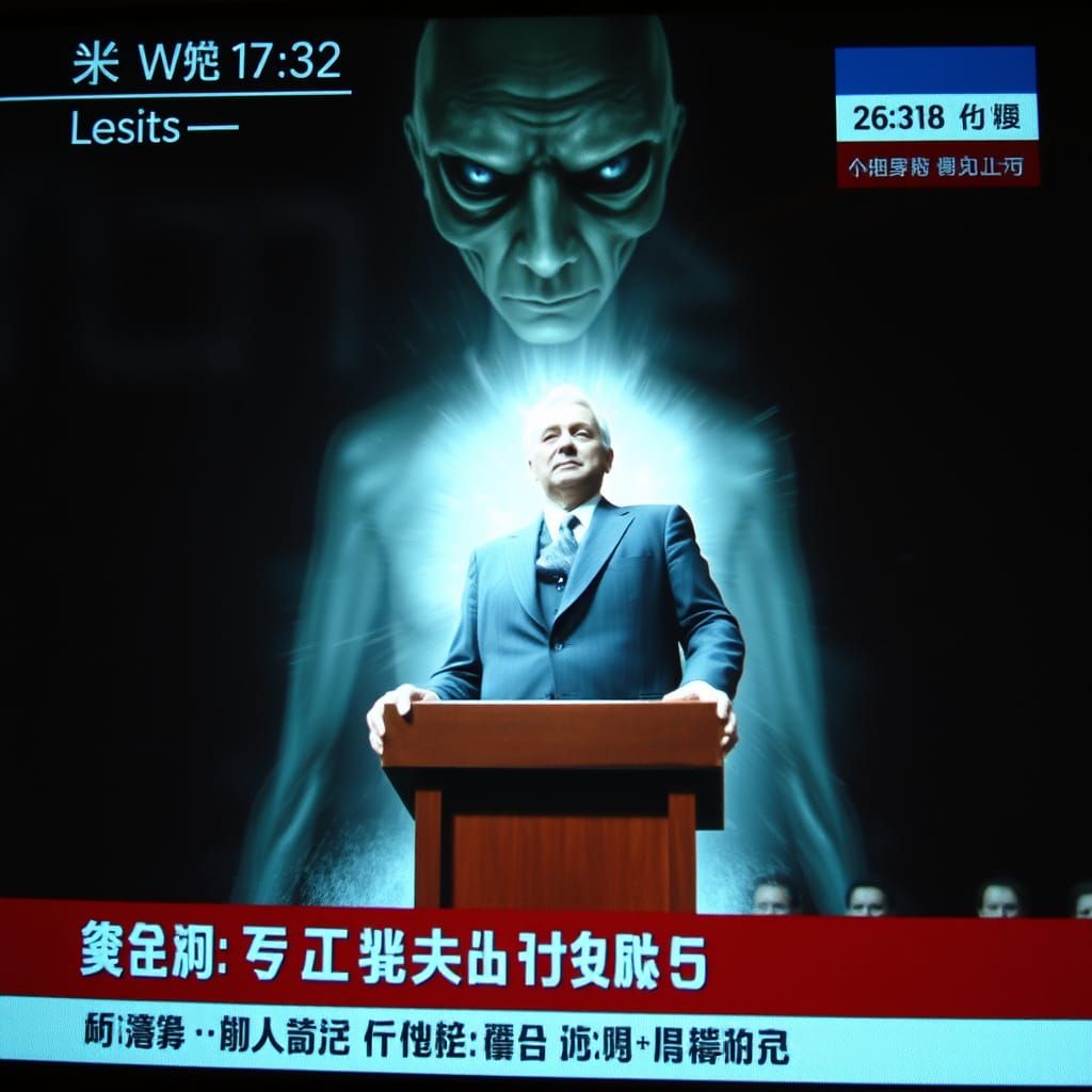 Dictator Abducted by Alien Forces in Live TV Broadcast