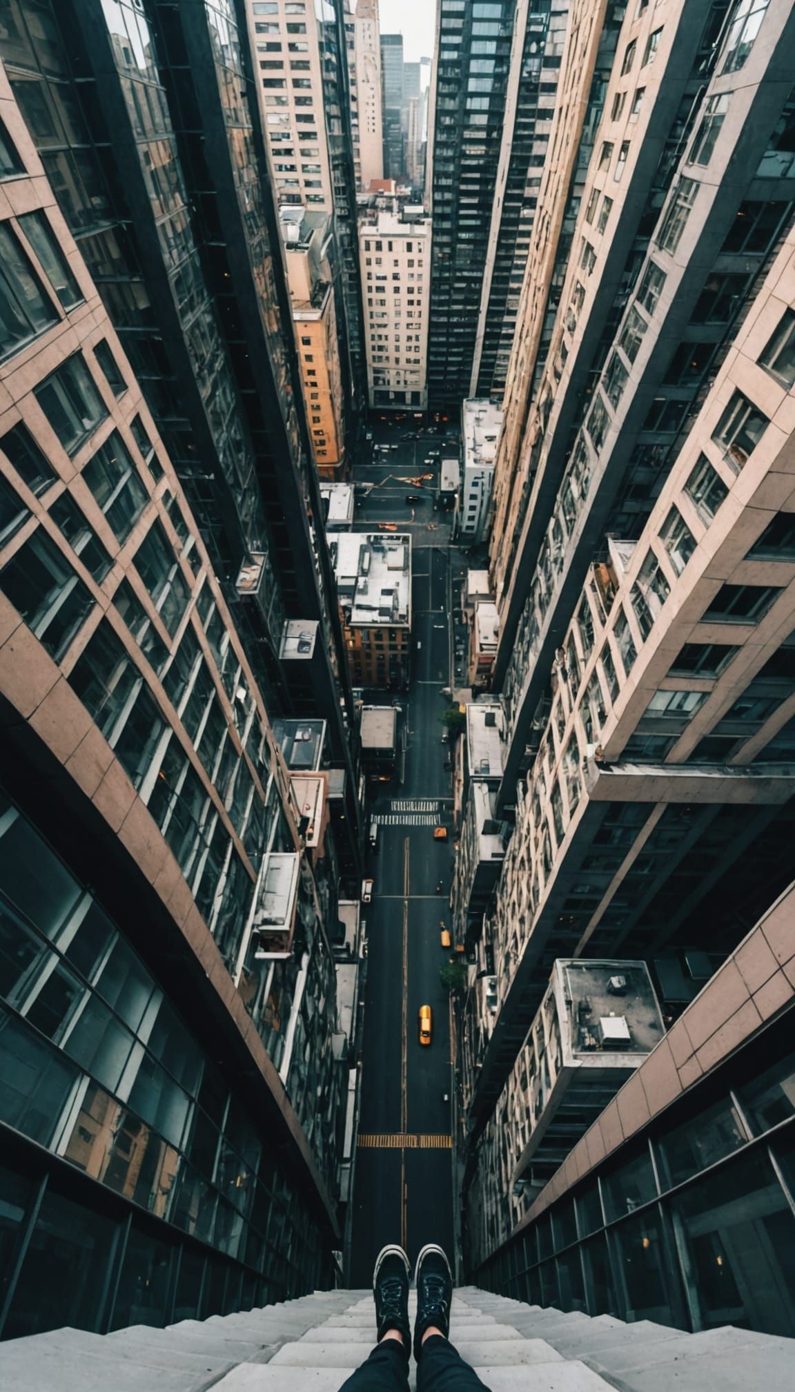 Vertigo Inducing Height from Building Edge