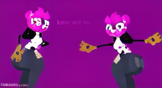 Pink Anthropomorphic Bears in Marvel Poster Art