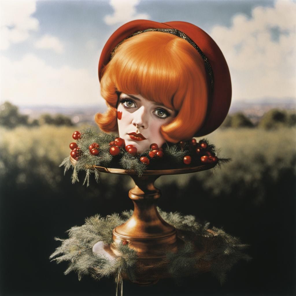 Clara Bow Portrait in Classic Hollywood Style