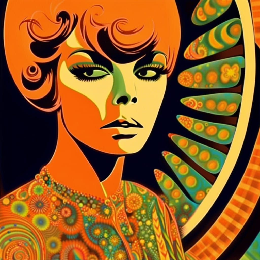 1960s Psychedelic Disco Dance Party