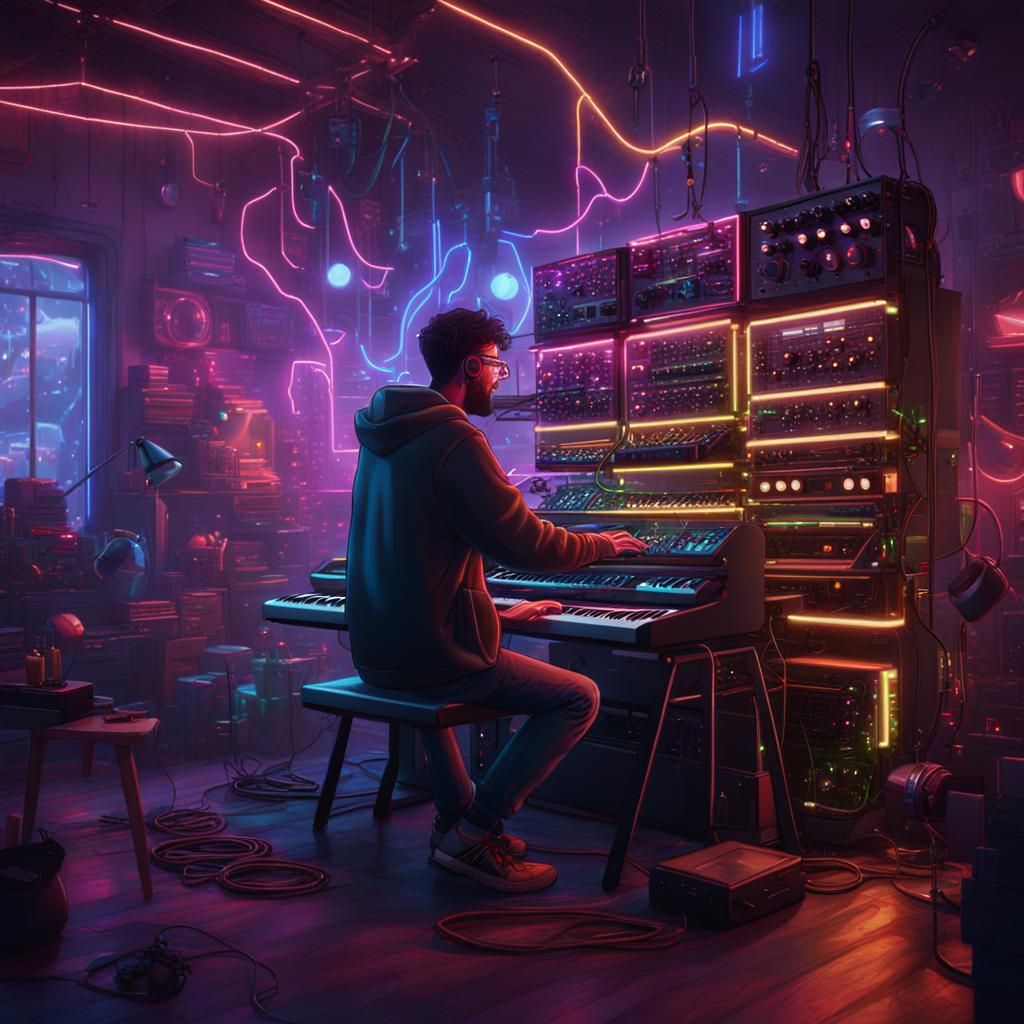 Neon Harmonics: Melodies of the Modular Maestro