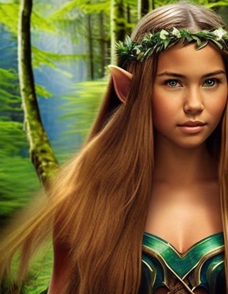 Beautiful Elf Princess - Olivia Munn