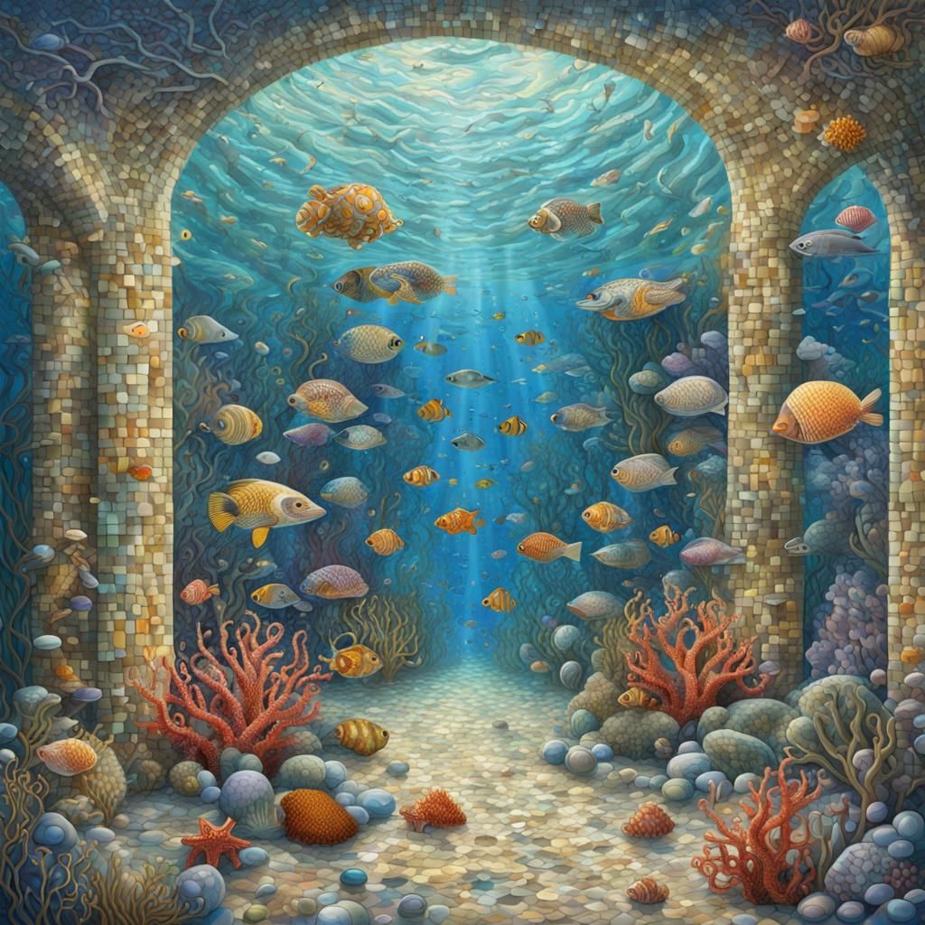 Fantasy Underwater palace
