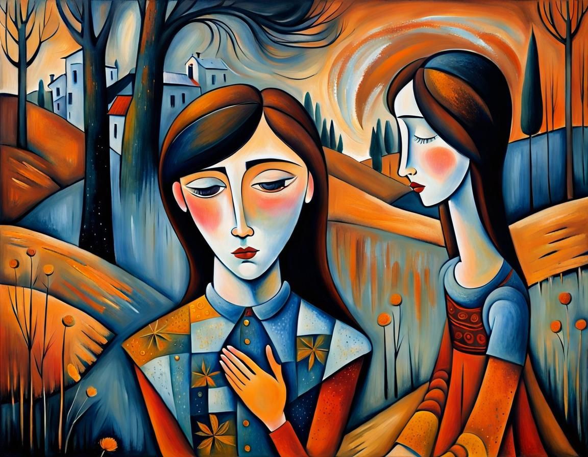 Figures Dissolving: A Melancholic Portrait