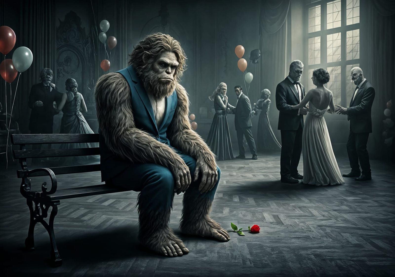 He boasted and then he got ghosted...