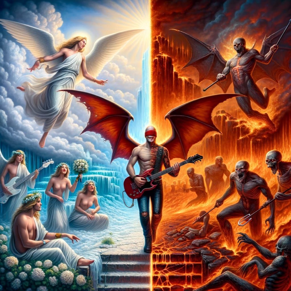 Heaven and Hell: A Divided Realm of Music and Mayhem