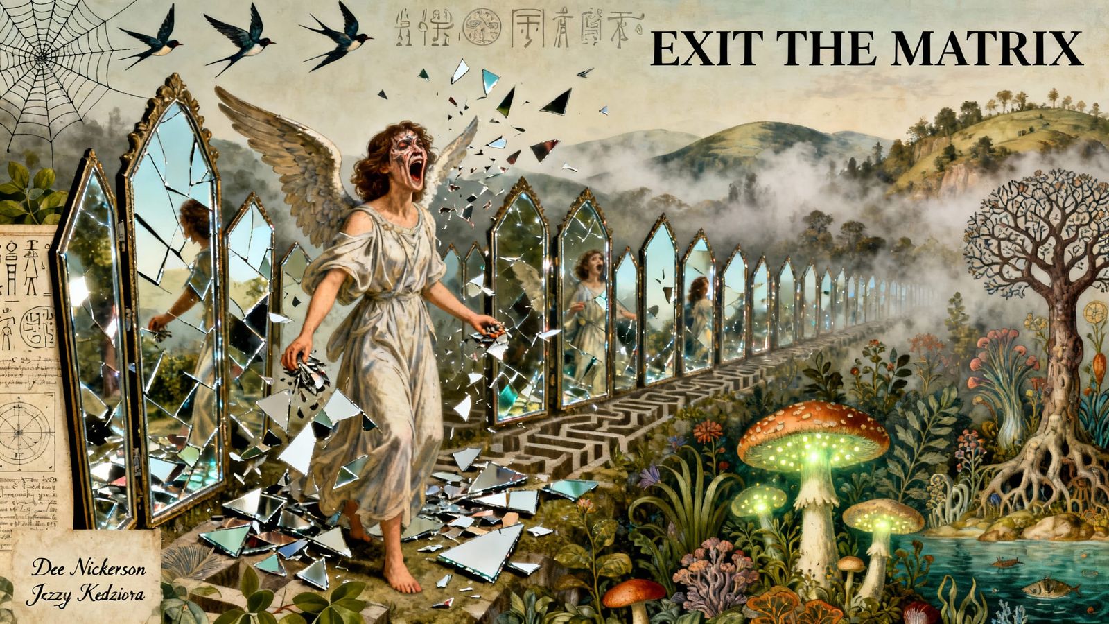 Angel of Memories in Mirror Labyrinth