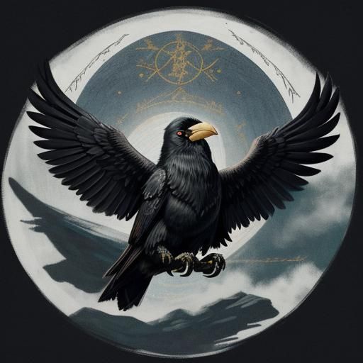 Odin's Ravens: Huginn and Muninn in Norse Mythology