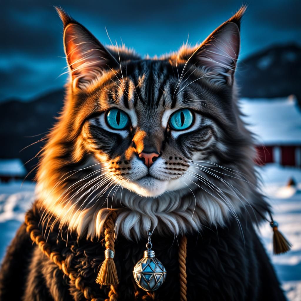 The Icelandic Yule Cat (Jólakötturinn)