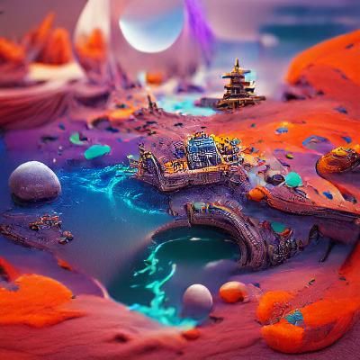 cool space island