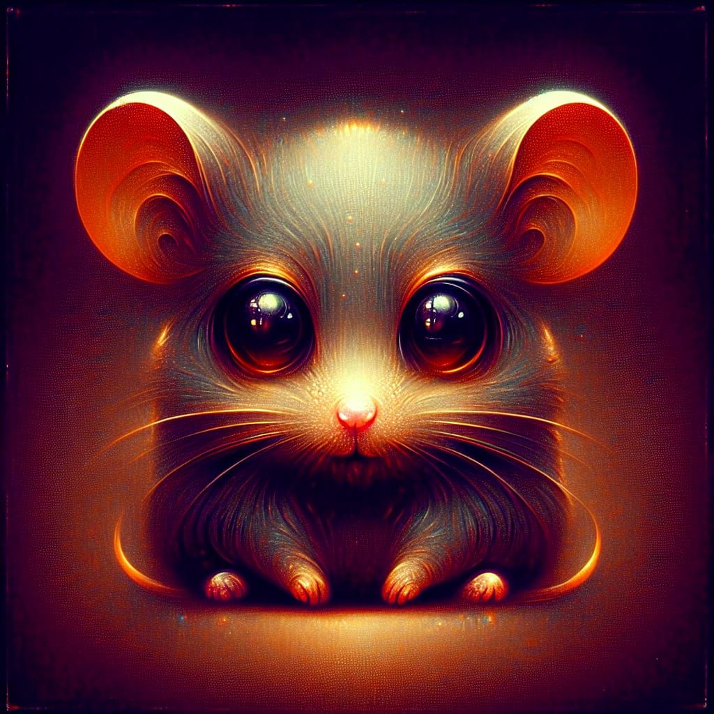 Adorable Mouse: A Moody Digital Masterpiece
